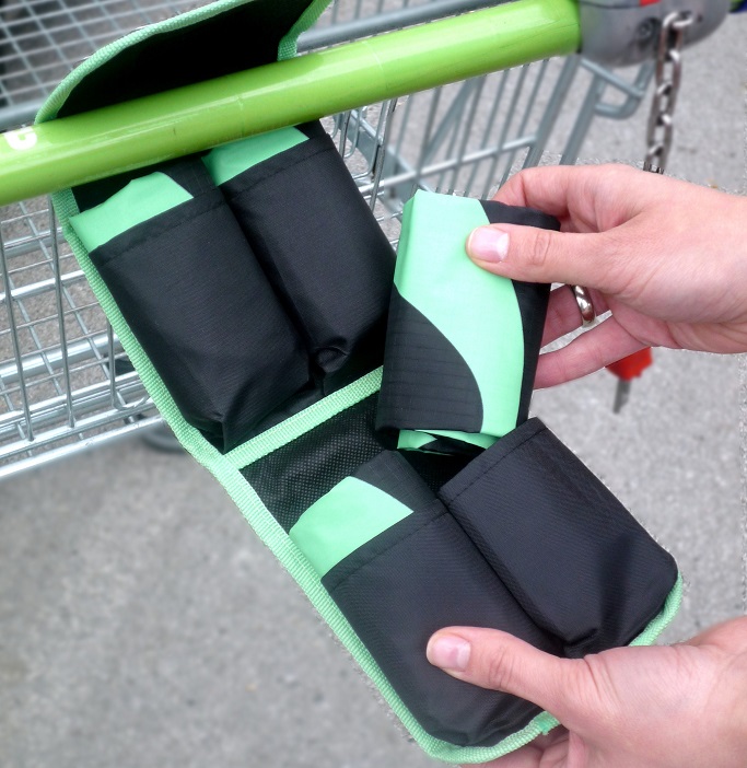 Reusable bag 4Pack Footprint Bag Green Original [4 Bags Green] £15