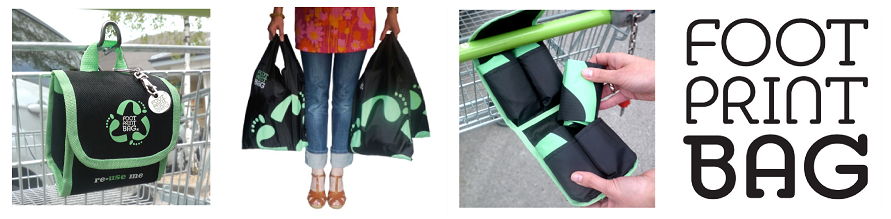 Footprint Bag - Reusable Shopping Bags with a difference