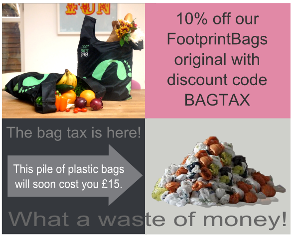 Bag Tax Footprint Bag