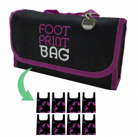 Reusable bag 8-Pack Footprint Bag - Purple