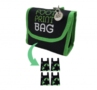 Reusable bag 4-Pack Footprint Bag - Green Original