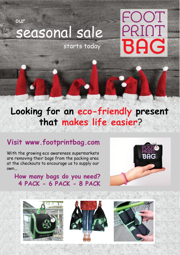 Footprint Bag Xmas Gift 2019